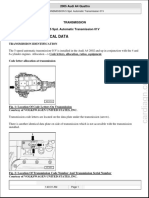 5 Spd. Automatic Transmission 01V