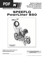 Speeflo Powrliner 850: Owner'S Manual