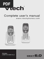 Vtech Dect 6 0 Cs6114 Users Manual 110286