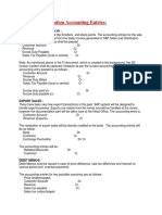 SAP Accounting Entries