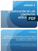 Unidad 3 - Clasificación de Los Contratos Mercantiles