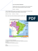 Atividade de Fuso Horário para o 6º Ano Do Ensino Fundamental II