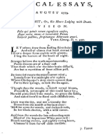 "The House of Night" by P. Freneau (1779 Vers.)