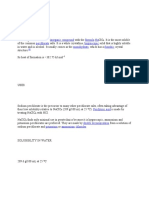 Sodium Perchlorate Is The: Inorganic Compound Formula Na Perchlorate Hygroscopic Monohydrate Rhombic