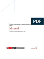 Gerencia y Desarrollo Organizacional en Salud - Manual PDF