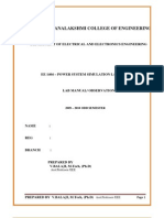 Ee 1404 Power System Lab Manual