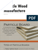 Particle Wood Manufacture