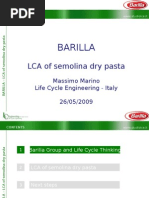 Massimo Marino - Lca of Semolina Dry Pasta