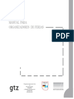 Manual para Organizar Ferias