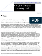Intel 8080 Central Processing Unit: Preface