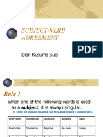 Subject-Verb Agreement: Dian Kusuma Suci