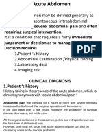 K.26 Acute Abdomen