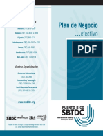 Plan de Negocios Efectivo 2013