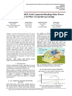 An Analysis of 80KW Grid Connected Rooftop Solar Power Plant A