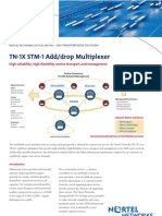 TN-1X STM-1 Add/drop Multiplexer: High-Reliability, High-Flexibility Service Transport and Management