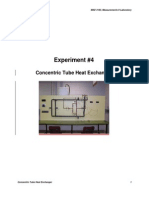 Experiment #4: Concentric Tube Heat Exchanger