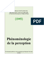 Merleau Ponty, Maurice - Phonomenologie de La Perception