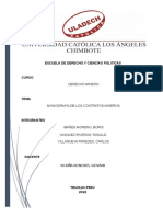 Monografia de Los Contratos Mineros