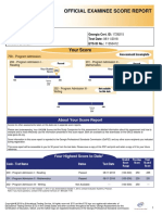 Gace Score Report Reading and Math