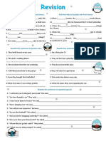 Revision (Tenses, Passive Voice, Passive Causative, Reported Speech) + KEYS