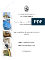 TESIS EL ENFOQUE DE PROCESOS EN HOTELES Cuba PDF