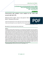 Genotoxicity and Oxidative Stress Analysis in The Catla Catla Treated With ZnO NPs