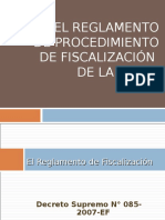 El Reglamento de Procedimiento de Fiscalización de La Sunat