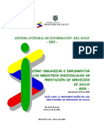 Guía para La Implementación RIPS - Ministerio PDF