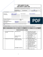 Site Safety Plan / Job Safety Analysis: Work Group: Work Reference: Site Organization