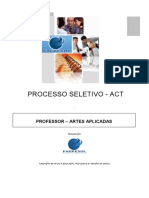 Professor - Artes Aplicadas