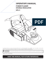 Ryobi Operator's Manual