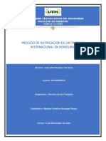 Pasos para La Ratificacion de Un Tratado Internacional Honduras