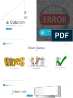 Error Codes VRV Daikin