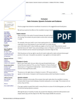 Occlusion. Static Occlusion, Dynamic Occlusion and Guidance - Verifiable CPD Online - Dentistry