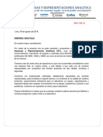 Carta de Presentacion - Mol