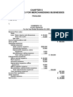 Accounting For Merchandising Businesses: Problems Prob. 5-1A