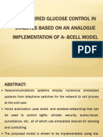 Bio-Inspired Glucose Control in Diabetes Based On An