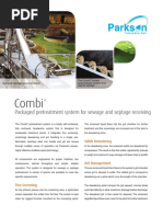 Combi: Packaged Pretreatment System For Sewage and Septage Receiving