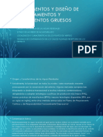 Fundamentos y Diseño de Pretratamientos y Tratamientos Gruesos