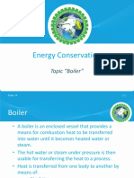 Energy Conservation: Topic "Boiler"