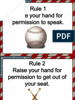 Rule 1 Raise Your Hand For Permission To Speak