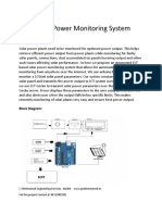 IOT Solar Power Monitoring System