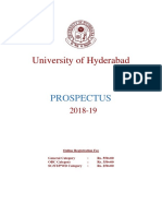 Prospectus Hyderabad