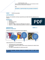 Sesión 8 Despejando Mitos, Construyendo Relaciones de Respeto