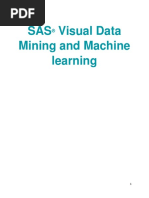 SAS Visual Data Mining and Machine Learning