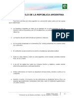 Lectura 6 - Clima y Suelo de La República Argentina