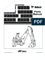 Bobcat 730SH Sideshift Backhoes Service Repair Manual PDF