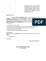 Solicito El Desglose de Los Documentos Presentado Ante Indecopi