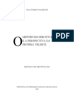 2006 - O Mestre em Gerontologia e A Perpectiva Da Própria Velhice