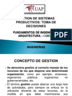 Gestion de Sistemas Productivos: Toma de Decisiones